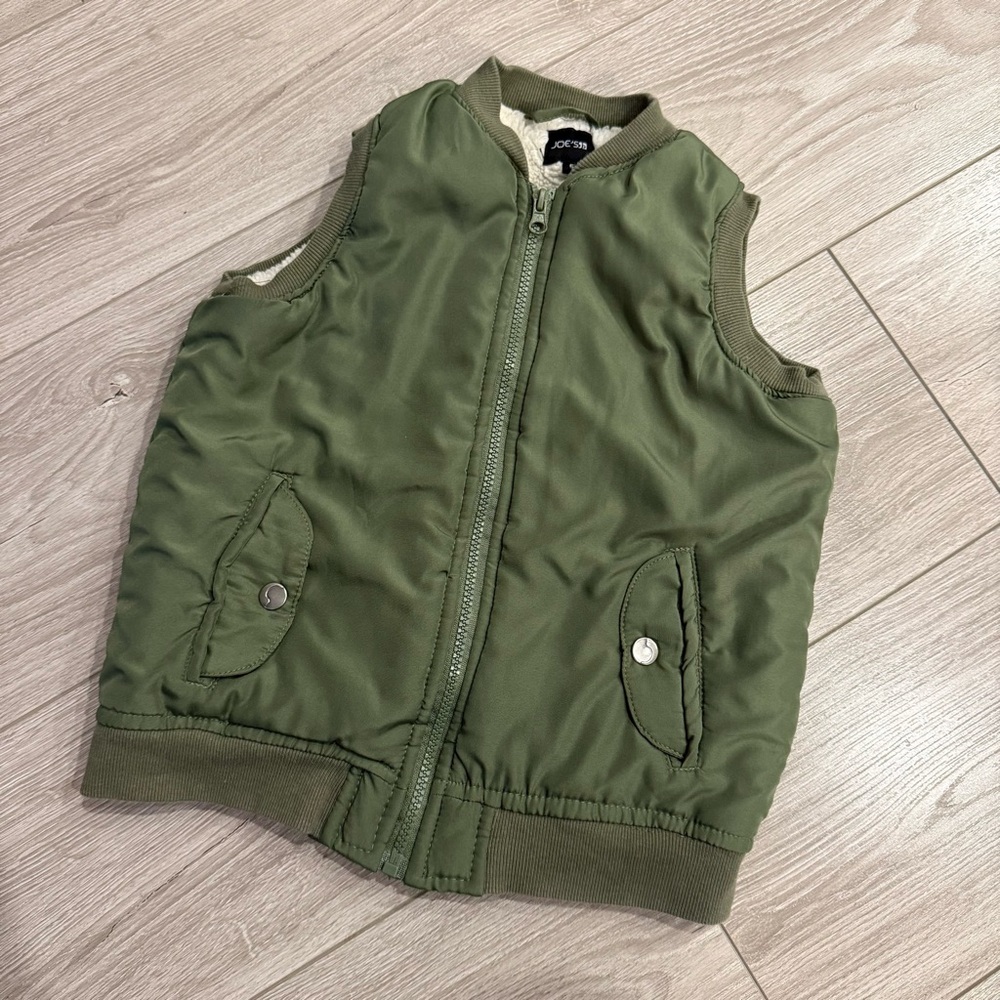 Joe's Jeans Kids Olive Green Vest